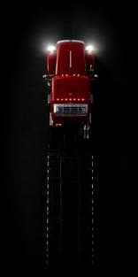 Camión Peterbilt, vista superior